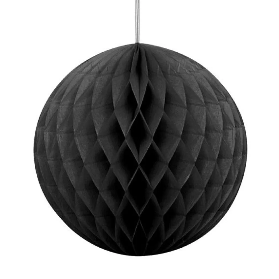 Honeycomb ball 20 cm, sort