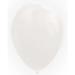 Hvite Ballonger, 30 cm, 10 stk.