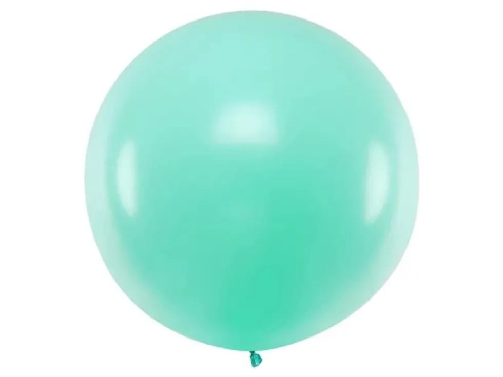Jumbo Ballong, Pastel Light Mint, 1 m