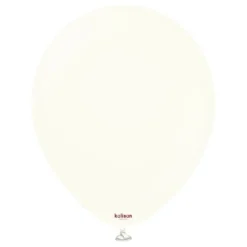 Kalisan Lateksballonger Retro White, 30 cm, 10 stk