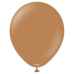 Kalisan Lateksballonger Standard Caramel Brown, 30 cm, 10 stk