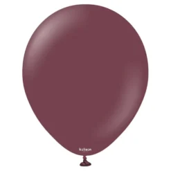 Kalisan Lateksballonger Standard Burgundy, 30 cm, 10 stk