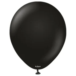 Kalisan Lateksballonger Standard Black, 30 cm, 10 stk