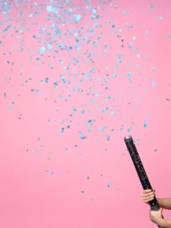 Konfettikanon Genderreveal, Blå