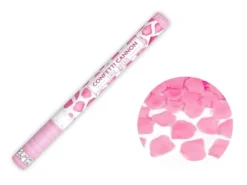 Konfettikanon, Roseblader rosa, 60 cm