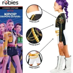 K-Pop Hybrid Rumi Golden barnekostyme
