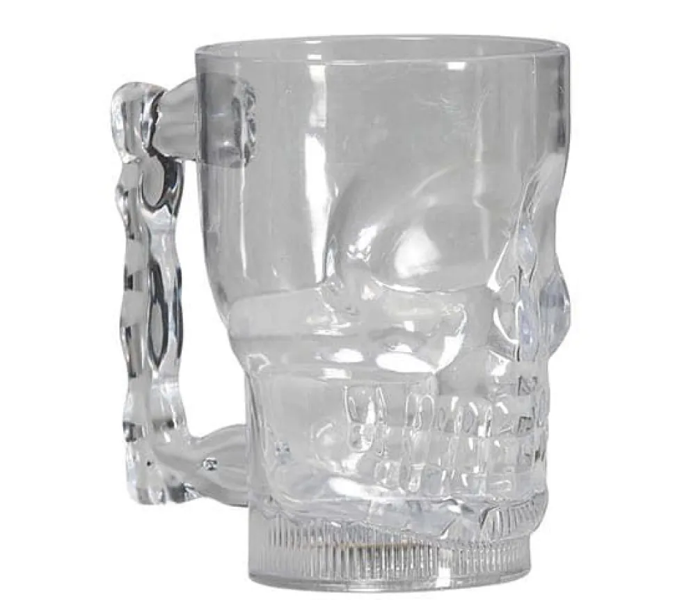 Krus hodeskalle og lys 700ml