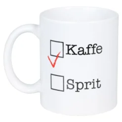 Krus- Kaffe eller sprit