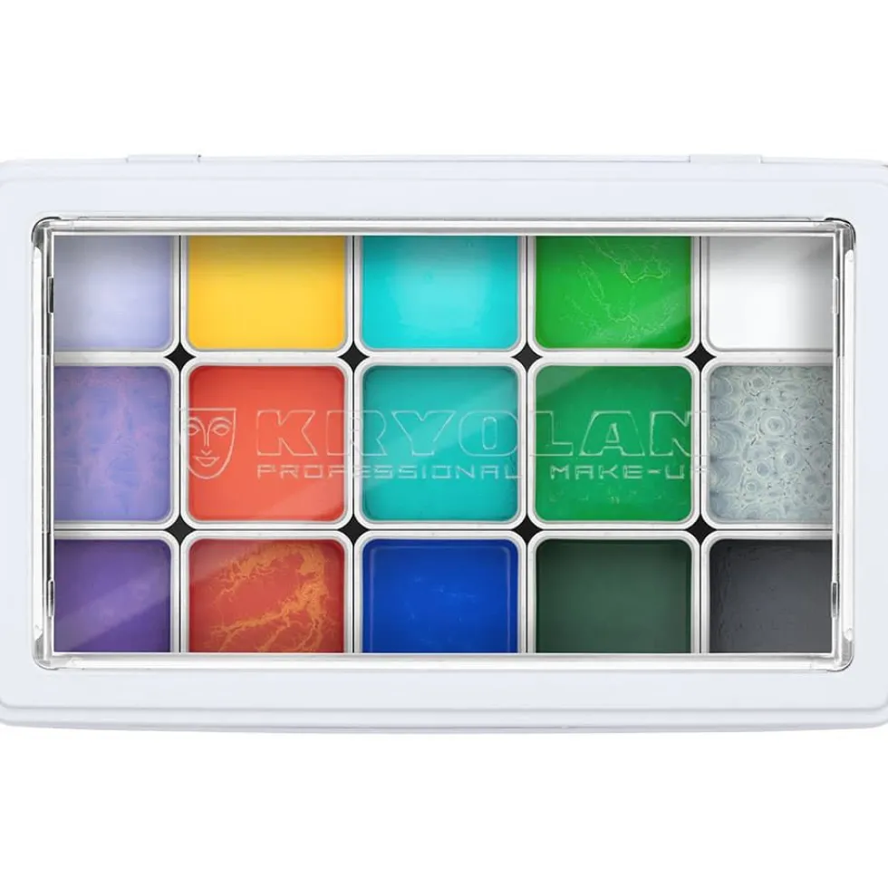 Kryolan FX Design Color Palette 15 colors - Vivid