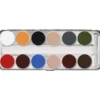 Kryolan Supracolor Palette B - 12 farger