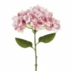 Kunstig blomst Lysrosa Hortensia, 35 cm