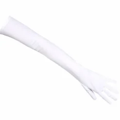 Lange Hansker 60 cm Hvit