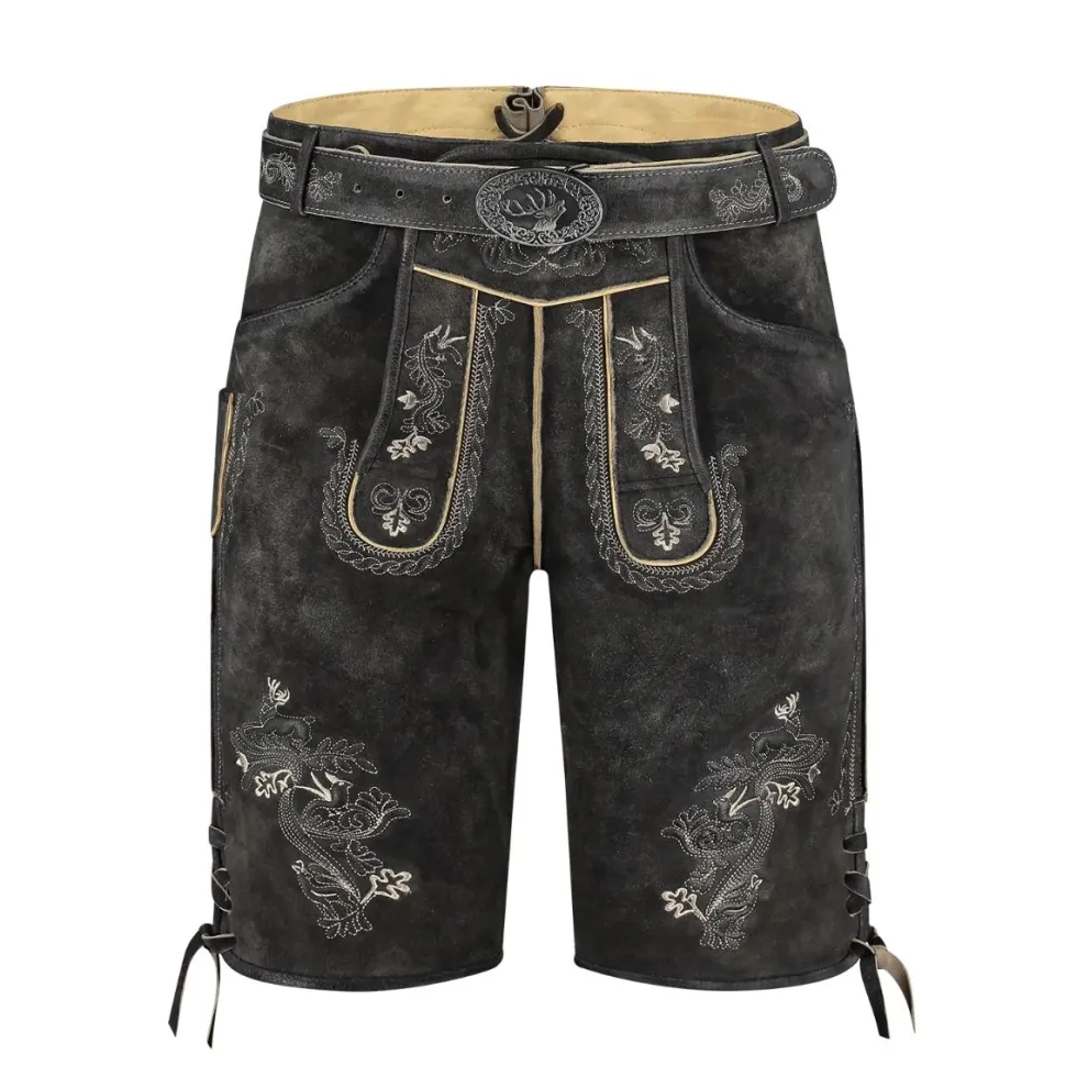 Lederhose Ludwig Antikk Geiteskinn