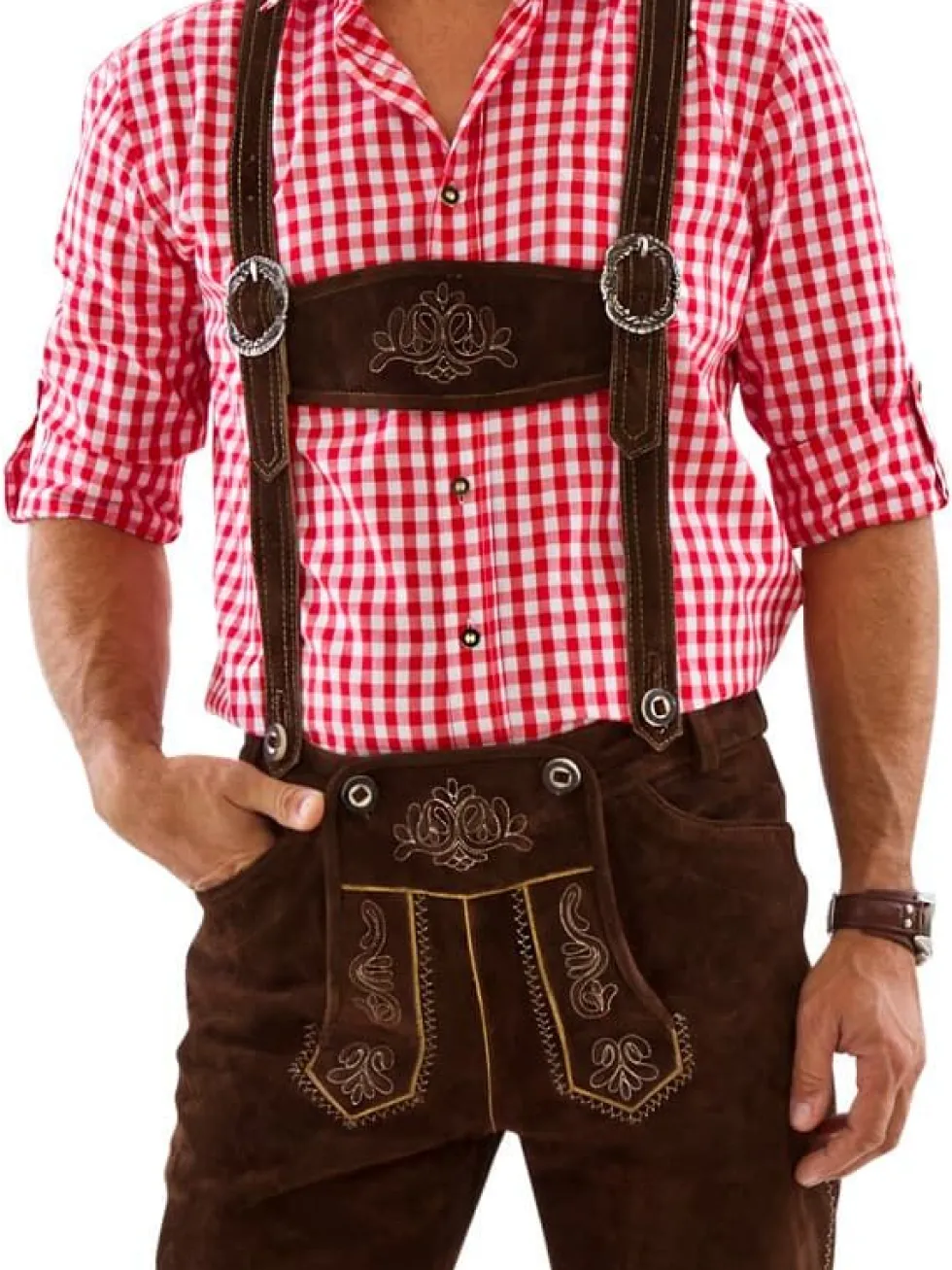 Lederhosen Deluxe Brun