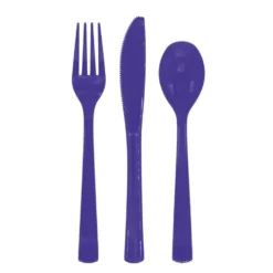 Lilla Gjenbrukbart Plastbestikk, 18 stk.