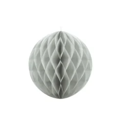 Lysegrå Honeycomb ball, 20cm
