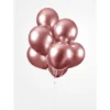 Mirror Rosegull ballonger, 30 cm, 10 stk