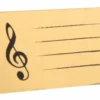 Music Gold Record Bordkort, 10 stk