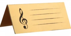 Music Gold Record Bordkort, 10 stk