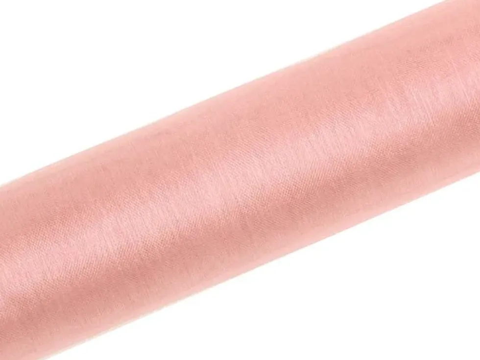 Organza Pale Pink, 0,16 x 9 m