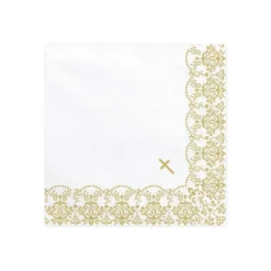 Ornament Servietter Gull, 20 stk