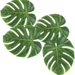 Palmeblad dekorasjoner, 4 stk.