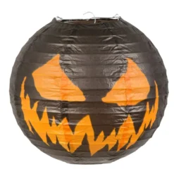 Papirlykt skummelt gresskar 25cm