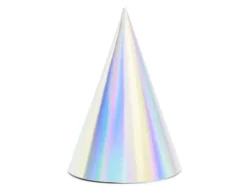 Partyhatter Iridescent, 6 stk
