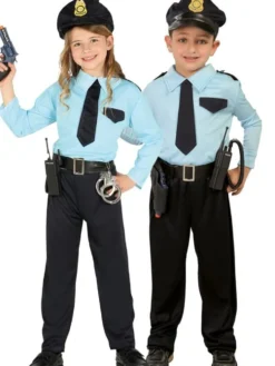 Politiuniform Barnekostyme