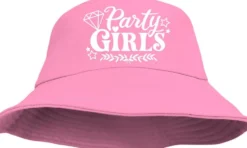 Rosa Party Girls bøttehatt