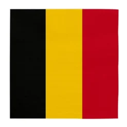 Servietter Belgiske flagg, 20 stk
