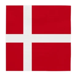 Servietter Danske flagg, 20 stk