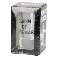Shotteglass Queen of the bar