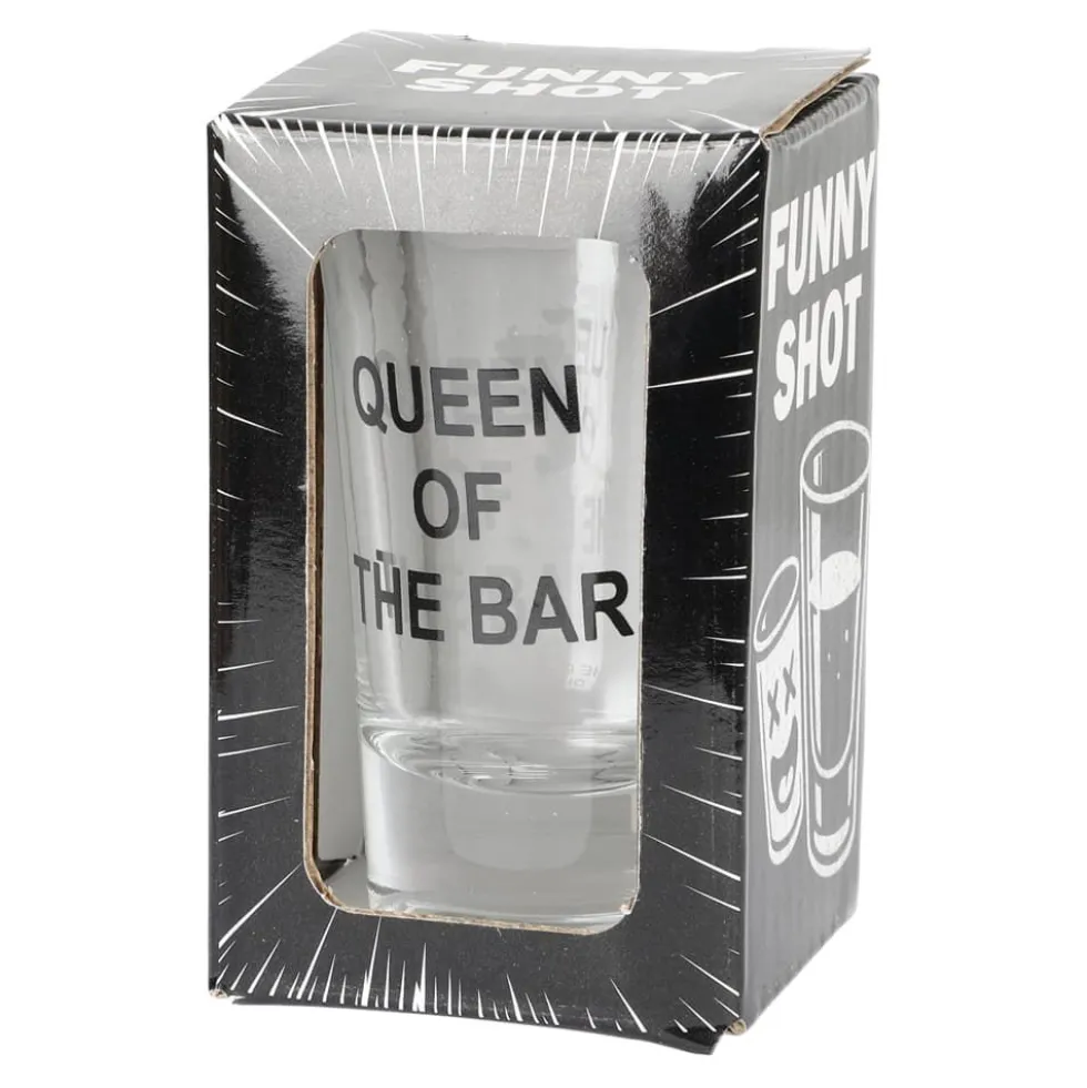 Shotteglass Queen of the bar