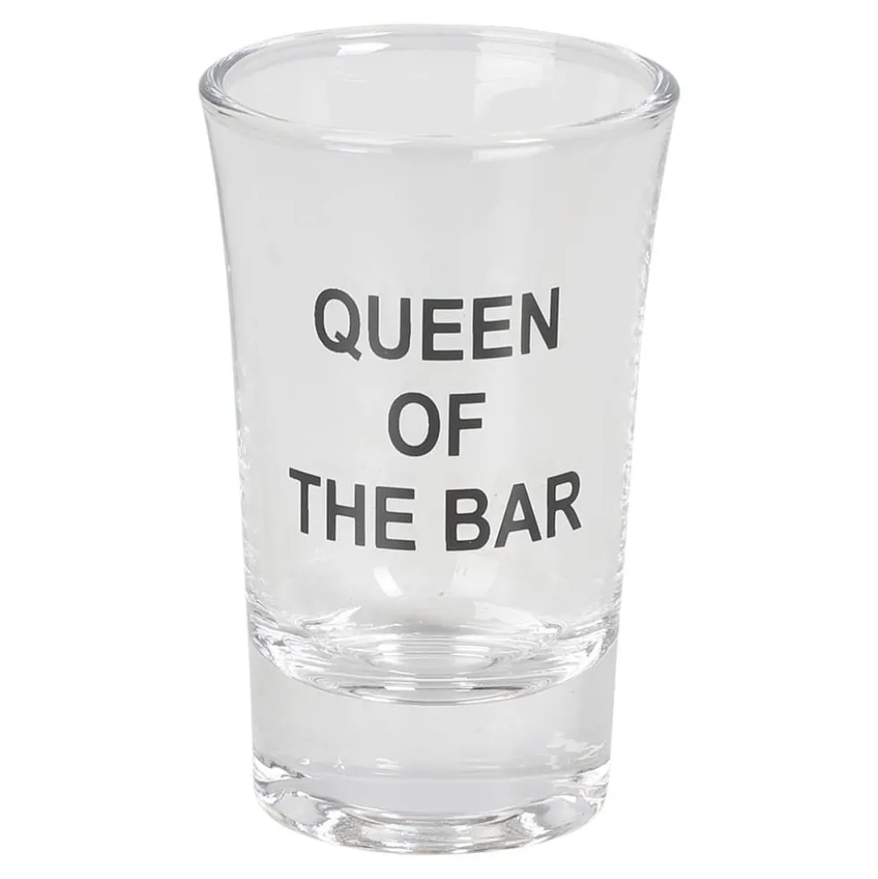 Shotteglass Queen of the bar