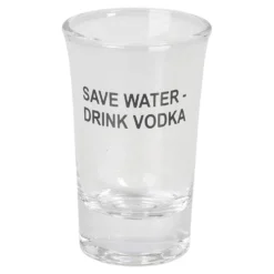 Shotteglass Save Water
