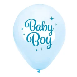 Skyer Baby Boy Ballonger, 8 stk.