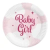 Skyer Baby Girl tallerkener 23cm, 8 stk.