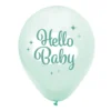 Skyer Hello Baby ballonger, 8 stk.