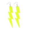 80s Neon Gule UV Flash øredobber