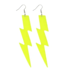 80s Neon Gule UV Flash øredobber