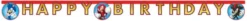 Sonic Happy Birthday Banner 2m