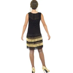 Sort & Gull Fringed Flapper