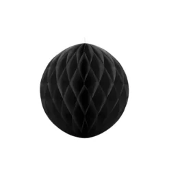 Sort Honeycomb ball, 20cm
