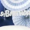 1st Birthday Kaketopper Sølv
