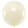 Stor kremhvit ballong, 1m