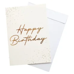 Stort bursdagskort A4 - Happy Birthday