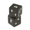 Terninger 2 stk Skull, Glow in the Dark