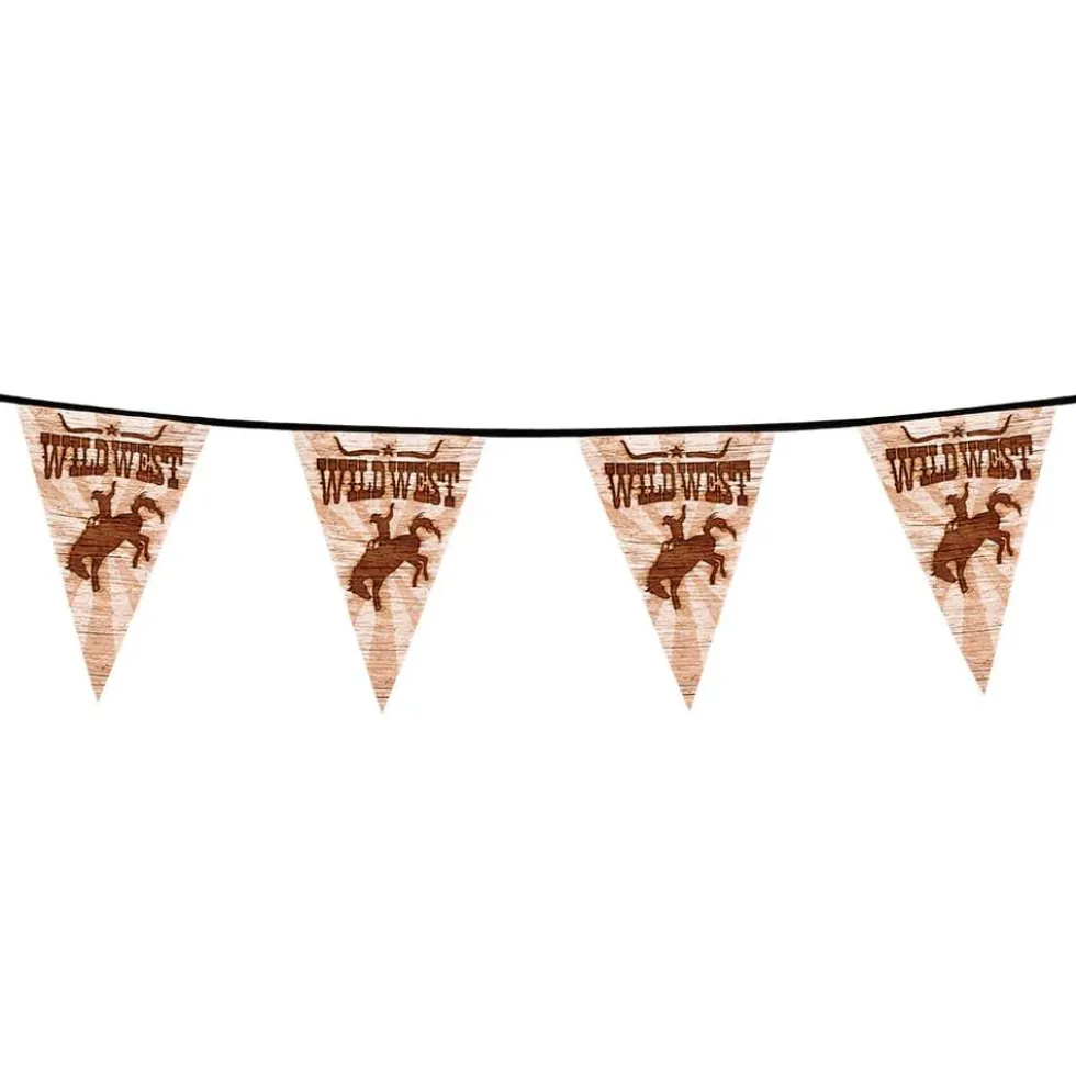 Vimpelrekke Wild West, 6m