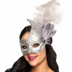 Øyemaske Venice Prezioso Sølv